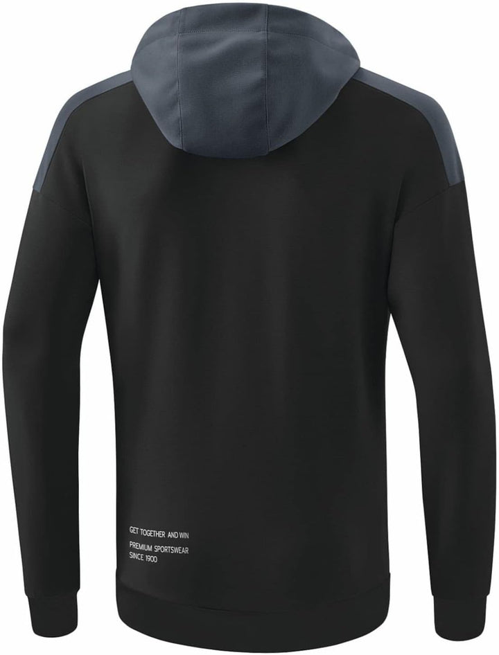 Erima Herren „CHANGE by erima" Kapuzensweat S Black Grey/Slate Grey/Weiss, S Black Grey/Slate Grey/W