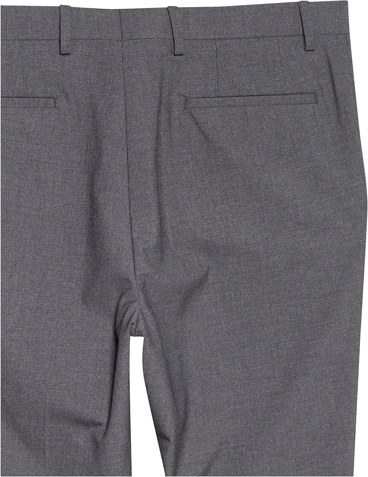 DKNY Herren Klassische Hose 30W / 32L Anthrazit Massiv, 30W / 32L Anthrazit Massiv