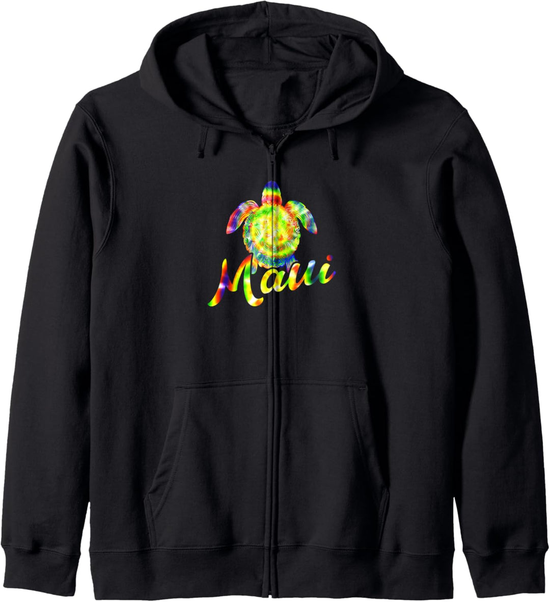 Aloha Maui Hawaiian Island Surfing Tropical Turtle Vacation Kapuzenjacke