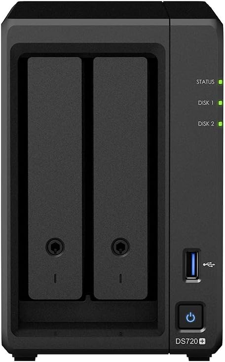 Synology DS720+ 2-Bay 20TB Bundle mit 2X 10TB WD Red Plus