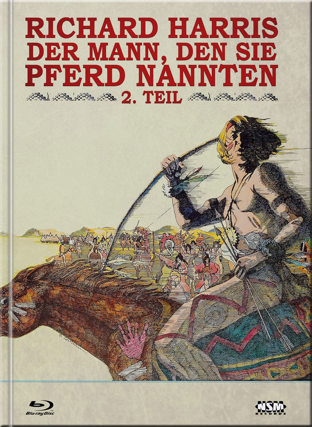 Der Mann den sie Pferd nannten [Blu-Ray+DVD] - uncut - limitiertes Mediabook Cover B, Blu-ray