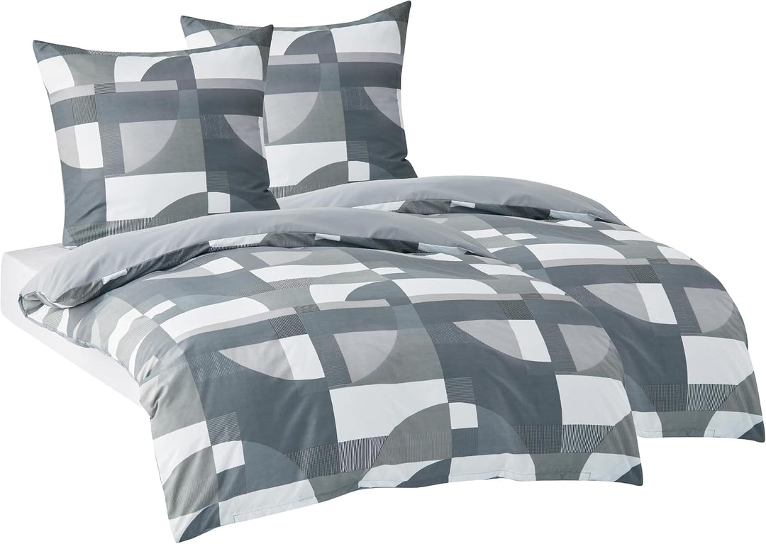 BEDSURE Bettwäsche 135x200 4teilig Bettbezug - Bettwäsche-Sets 135 x 200 cm 2er Set mit 2 Kissenbezü