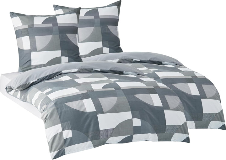 BEDSURE Bettwäsche 135x200 4teilig Bettbezug - Bettwäsche-Sets 135 x 200 cm 2er Set mit 2 Kissenbezü