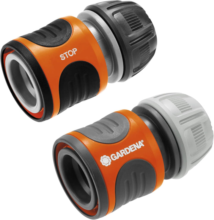 Gardena Schlauchverbinder-Satz 13 mm (1/2 Zoll) und 15 mm (5/8 Zoll) (18279-20) 13 mm and 15 mm Schl