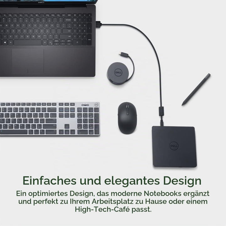 Dell Slim DW316 - Laufwerk - DVD+-RW (+-R DL) DVD-RAM - 8x8x5x - USB2.0 - extern - für Inspiron 14 5