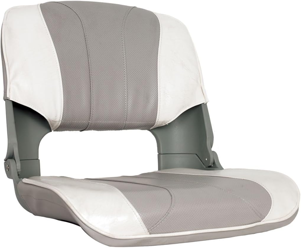 Oceansouth Skipper Klappsitz für Boote Weiss/Grau, Weiss/Grau