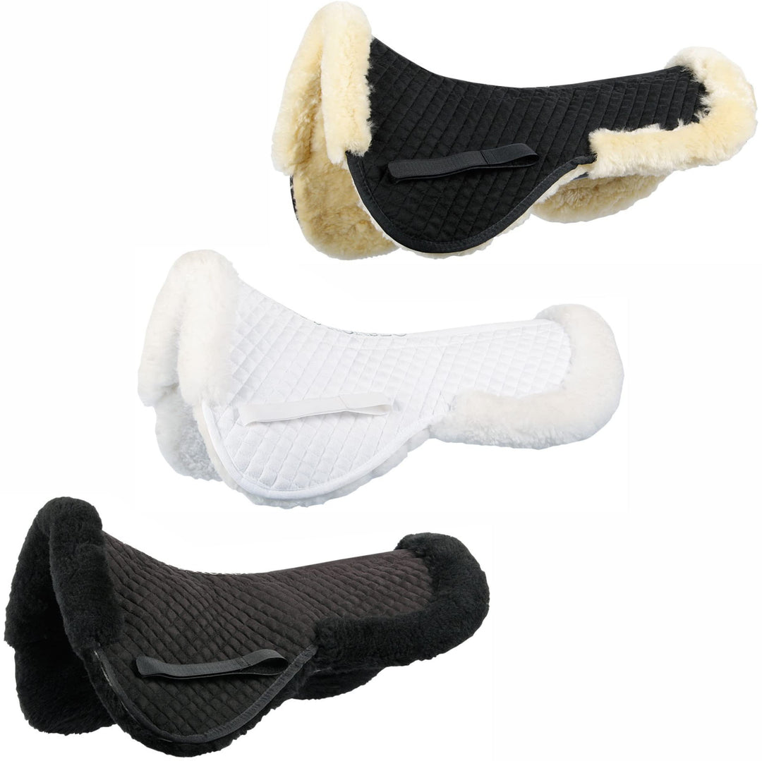 Harry's Horse Riser pad Merino Full, Farbe:schwarz, schwarz