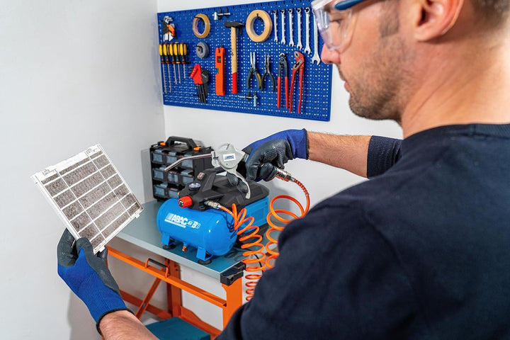 ABAC Geräuscharmer Tragbarer Luftkompressor EASE-AIR 6, Ölfreier Luftkompressor, Maximaler Druck 8 B