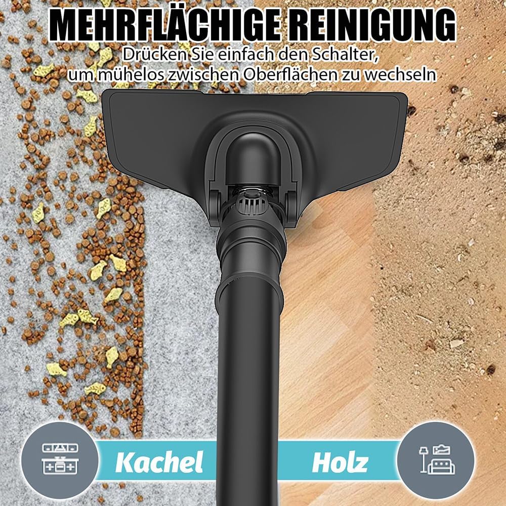 Handstaubsauger 10000Pa,Ersatz für Makita 18V Akku,Mini Handstaubsauger Auto 140W,Bürstenloser Motor