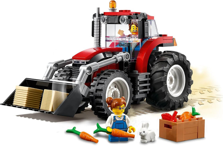 LEGO City Traktor Spielzeug, Bauernhof Set mit Minifiguren und Tierfiguren, toll als Geschenk für Ju