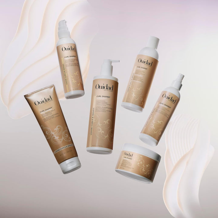 Ouidad Curl Shaper Double Duty Weightless Cleansing Conditioner, Multitasking-Formel, als Reinigungs