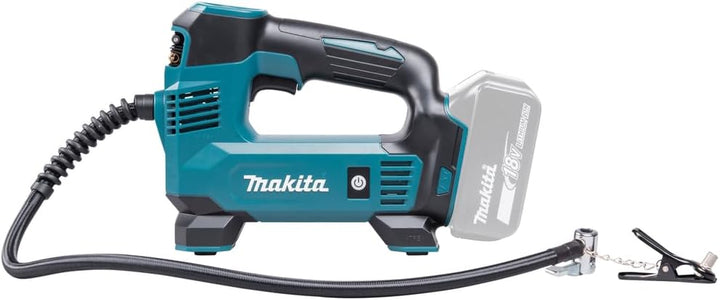 Makita DMP180Z Akku-Kompressor 8,3 bar 18 V (ohne Akku, ohne Ladegerät) Blau, Silber