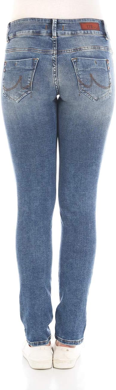 LTB Jeans - Damen - Molly - Low Waist - Slim Fit Jeans - Hosen 28W / 32L Yule Wash 52214, 28W / 32L