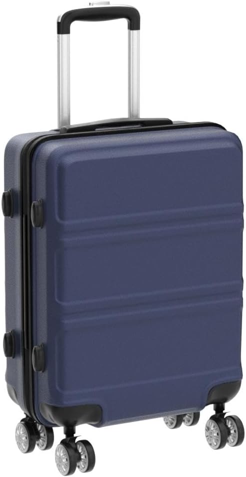 KONO Koffer Trolley Reisekoffer L (65cm) Dunkelblau, L (65cm) Dunkelblau