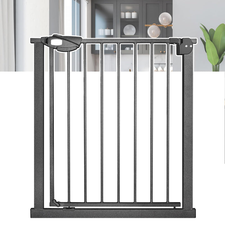 FIVMEN Treppenschutzgitter 70cm Türschutzgitter ohne Bohren N Stop Safety Tür- & Treppengitter mit A