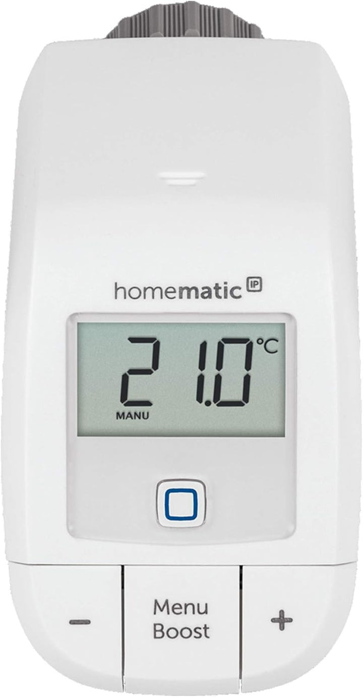 Homematic IP 2er Set Smart Home Heizkörperthermostat – Basic, digitaler Thermostat Heizung, Steuerun