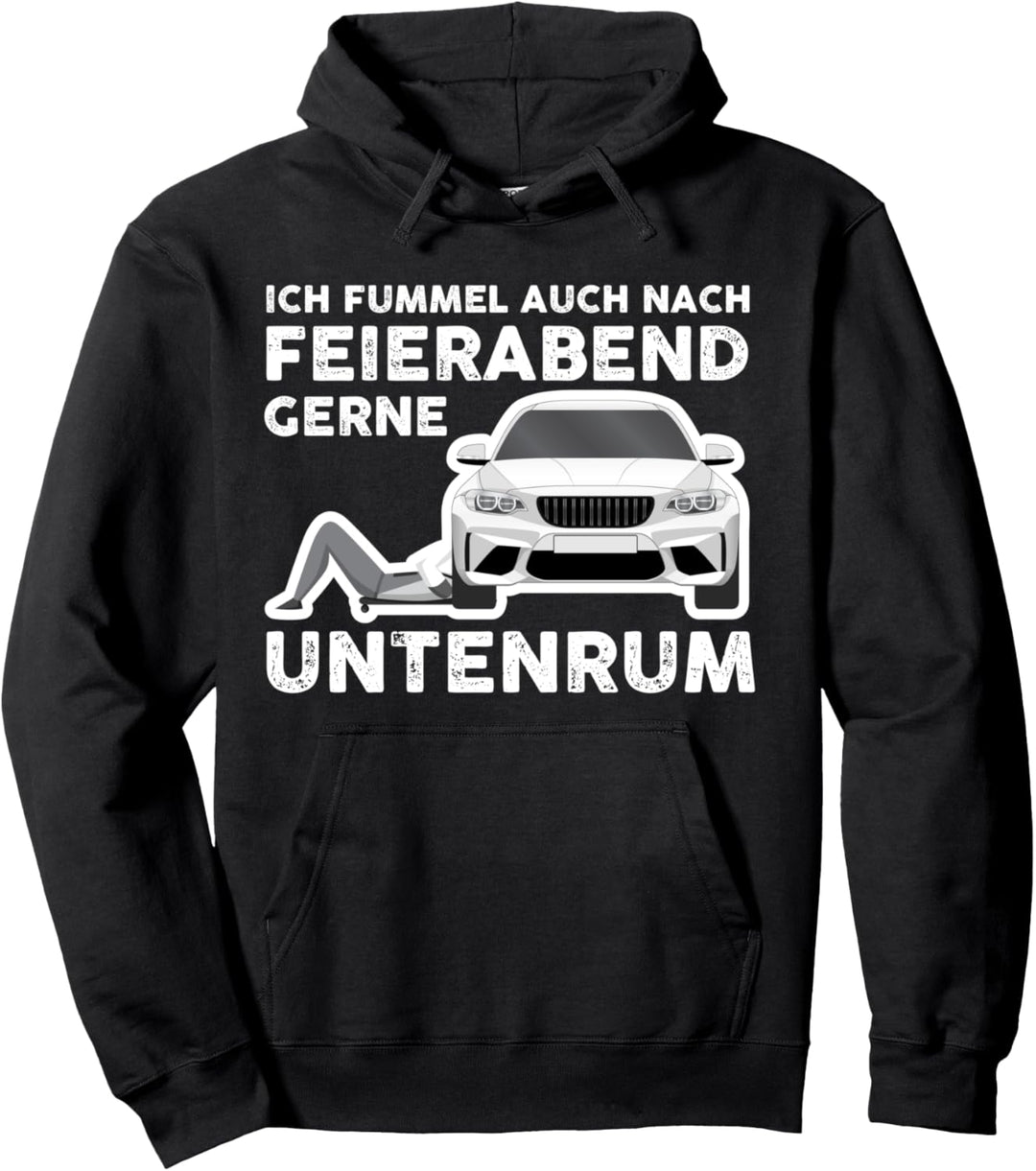 Nach der Arbeit fummeln Automechaniker Pullover Hoodie