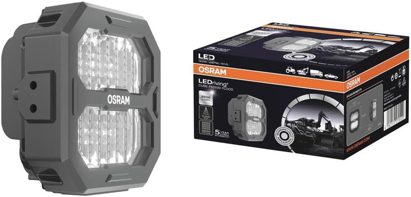 OSRAM LEDriving® Cube PX2500 Flood, LEDPWL107-FL, OFF ROAD, LED Arbeitsscheinwerfer, 2500 Lumen, Fal