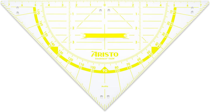 Aristo Wandtafel Geodreieck (80 cm Hypotenuse, mit Griff, Kunststoff)