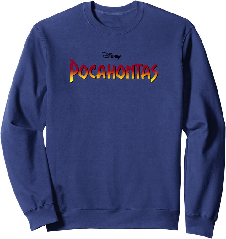 Disney Pocahontas Title Logo Sweatshirt