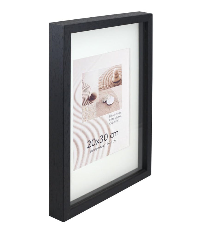 KM Foto 3D Objektrahmen Holz Bilderrahmen Shirt Trikot Rahmen Collage Wanddeko Poster S223: Farbe: S