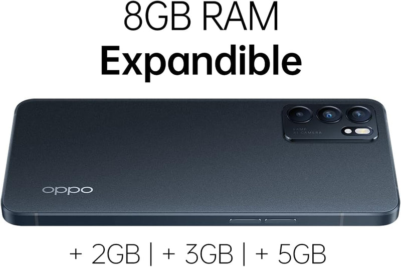 OPPO Reno6 5G, Dual, 128GB 8GB RAM, Stellar Black