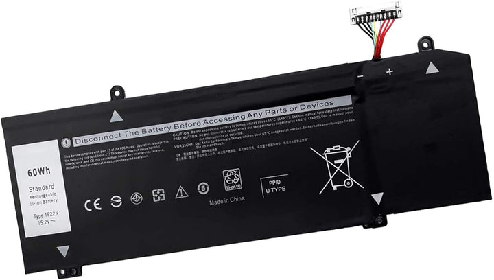 AKKEE 1F22N Laptop Akku für Dell Alienware 2018 M15 P79F M17 R1 R2 P37E P37E001 Dell G7 7590 G7 7790