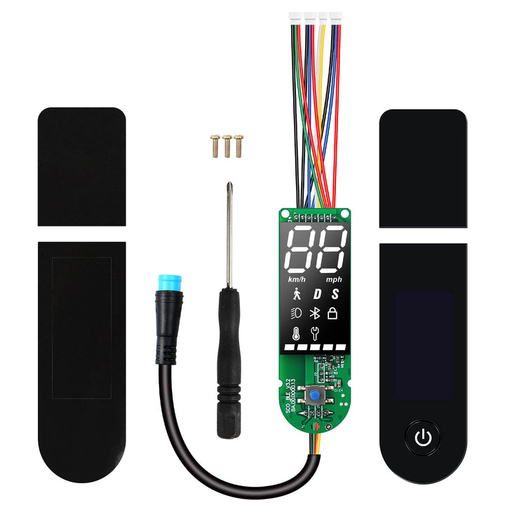 MaxEarn Upgrade 4-Draht Scooter Dashboard für Xiaomi M365/M365 Pro/Pro 2, Scooter Armaturenbrett mit