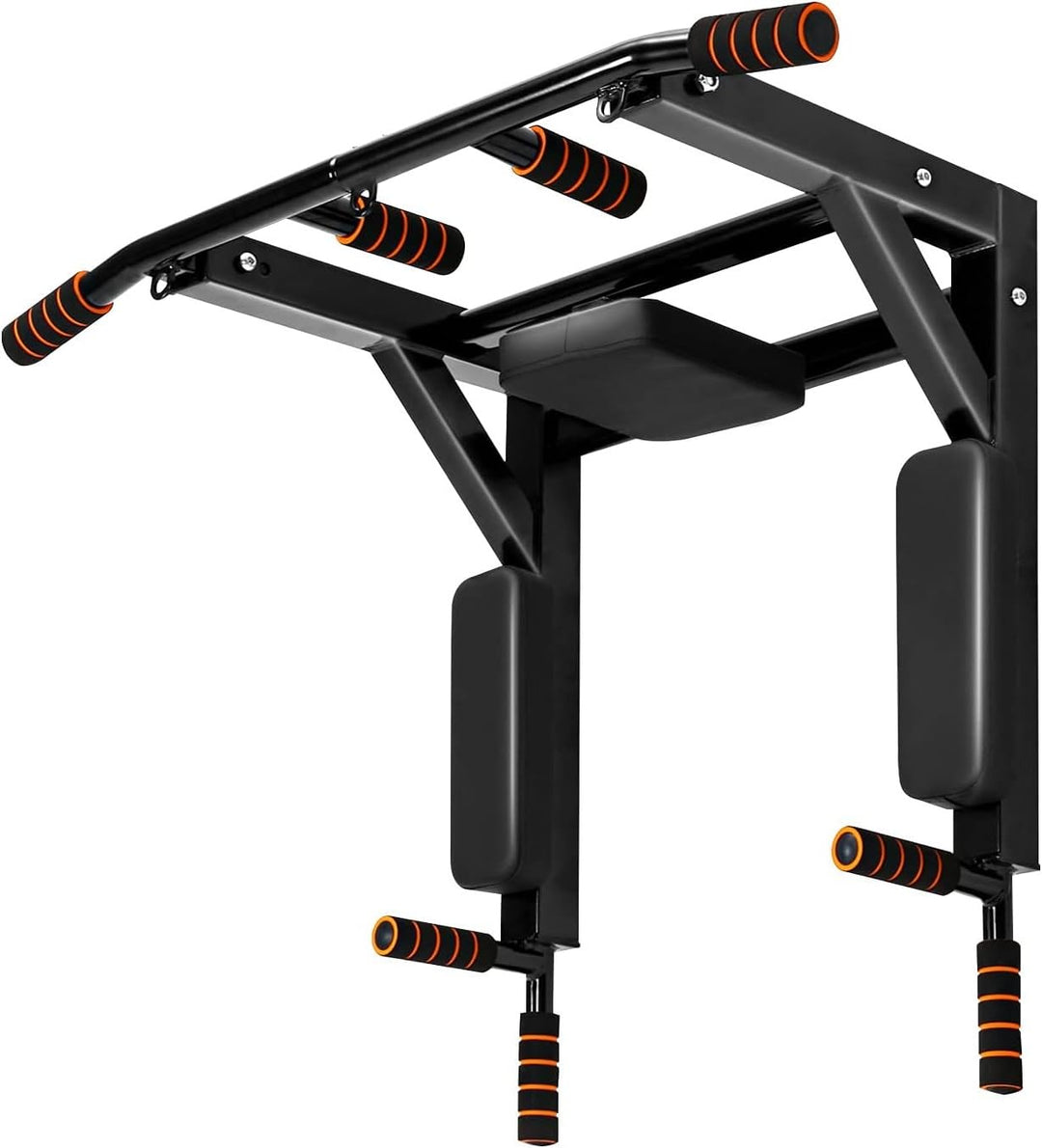 Trintion 4 in 1 Klimmzugstange zur Wandmontage Klimmzugstangen Heimturnhalle Pull Up Bar Multifunkti