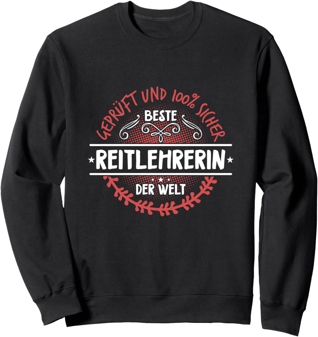 Pferde Geschenk Pferdebesitzer Reiterin Reitlehrerin Sweatshirt