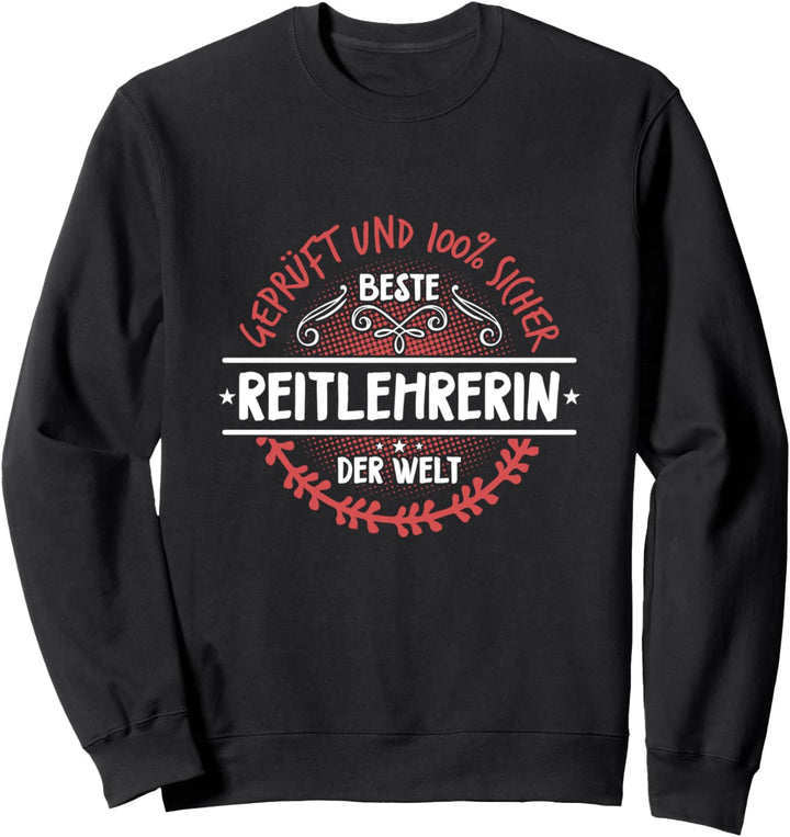 Pferde Geschenk Pferdebesitzer Reiterin Reitlehrerin Sweatshirt