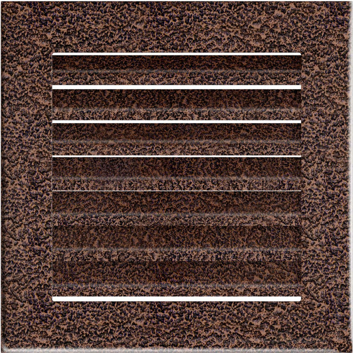 Kratki Lüftungsgitter Kamingitter FRESH 17cm x 17cm kupfer