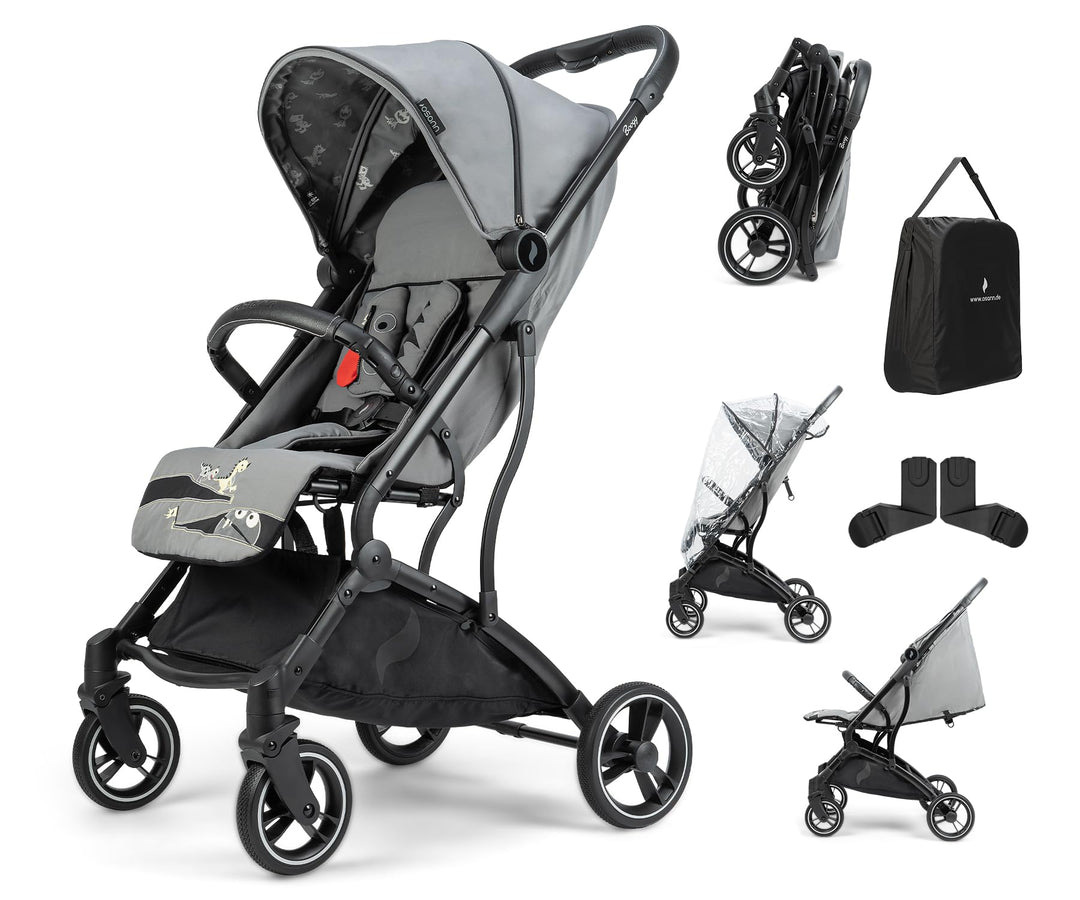 Osann Boogy Kinderwagen Buggy mit Liegefunktion ab Geburt bis 22 kg - Reisebuggy inklusive Regenverd