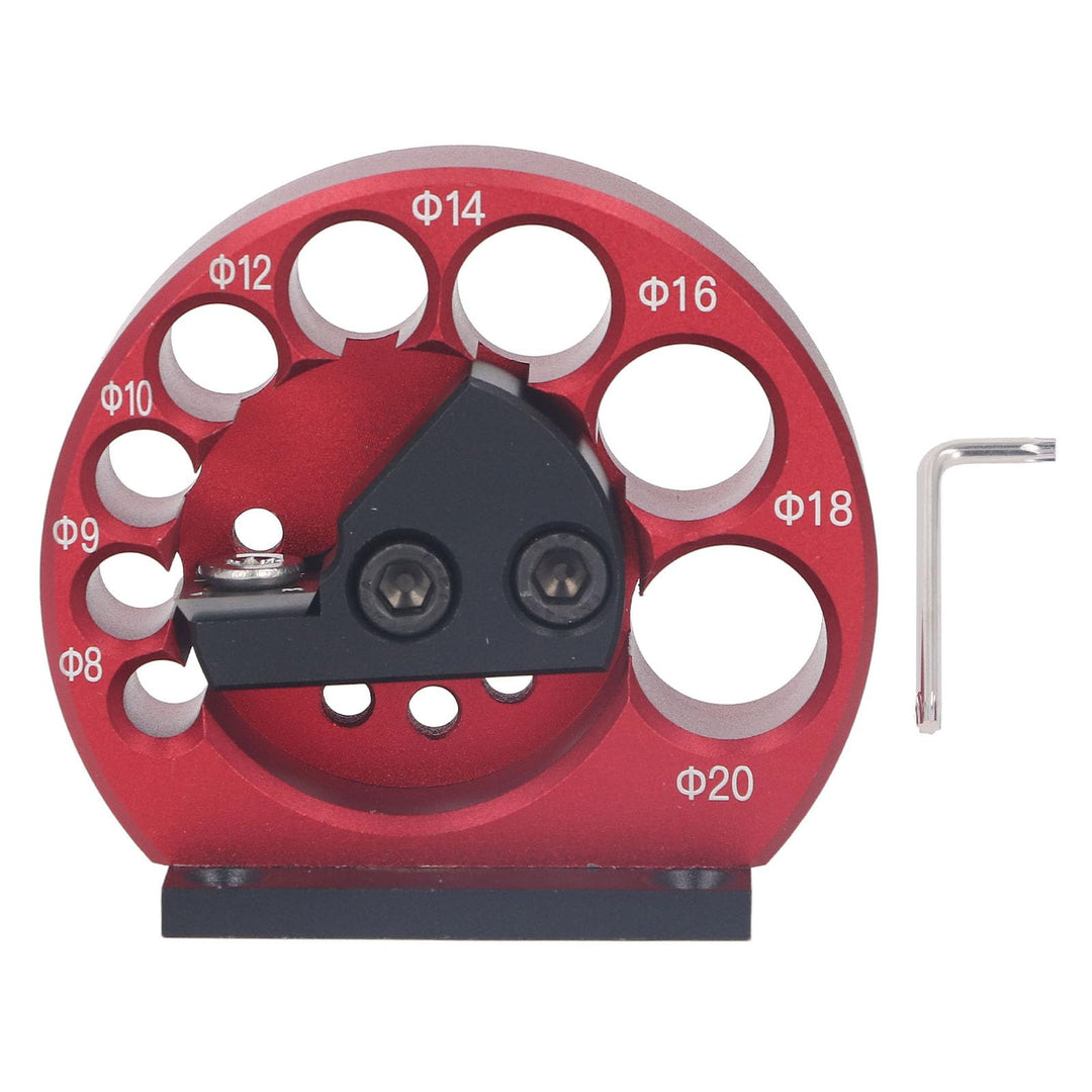 WERKZEUGPRO Dübelmacher-Vorrichtungssatz für Holz, Aluminiumlegierung, Rundstab-Dübelschneider, Vers