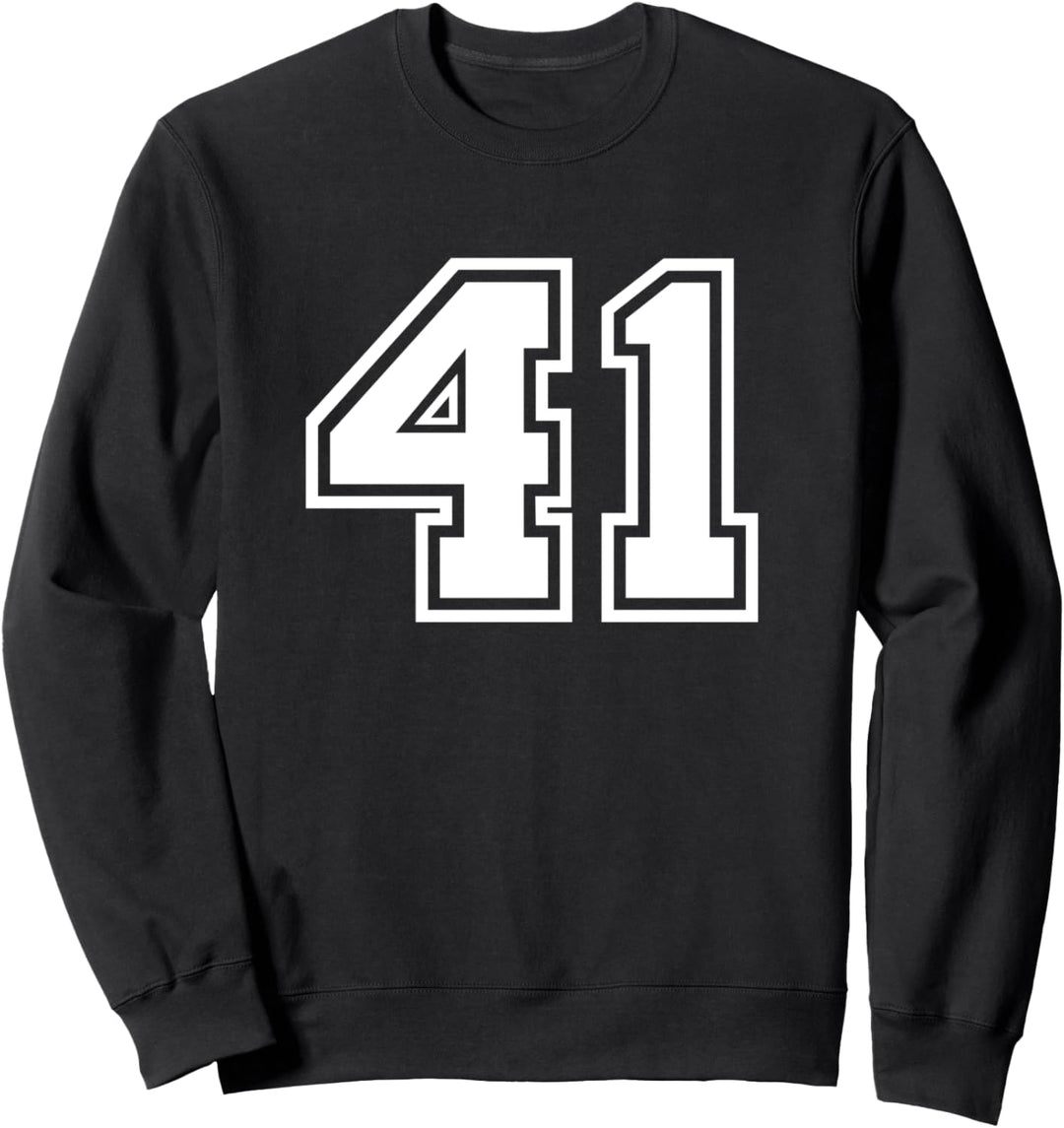 Team Jersey Nummer #41 Sportgeschenk Sweatshirt