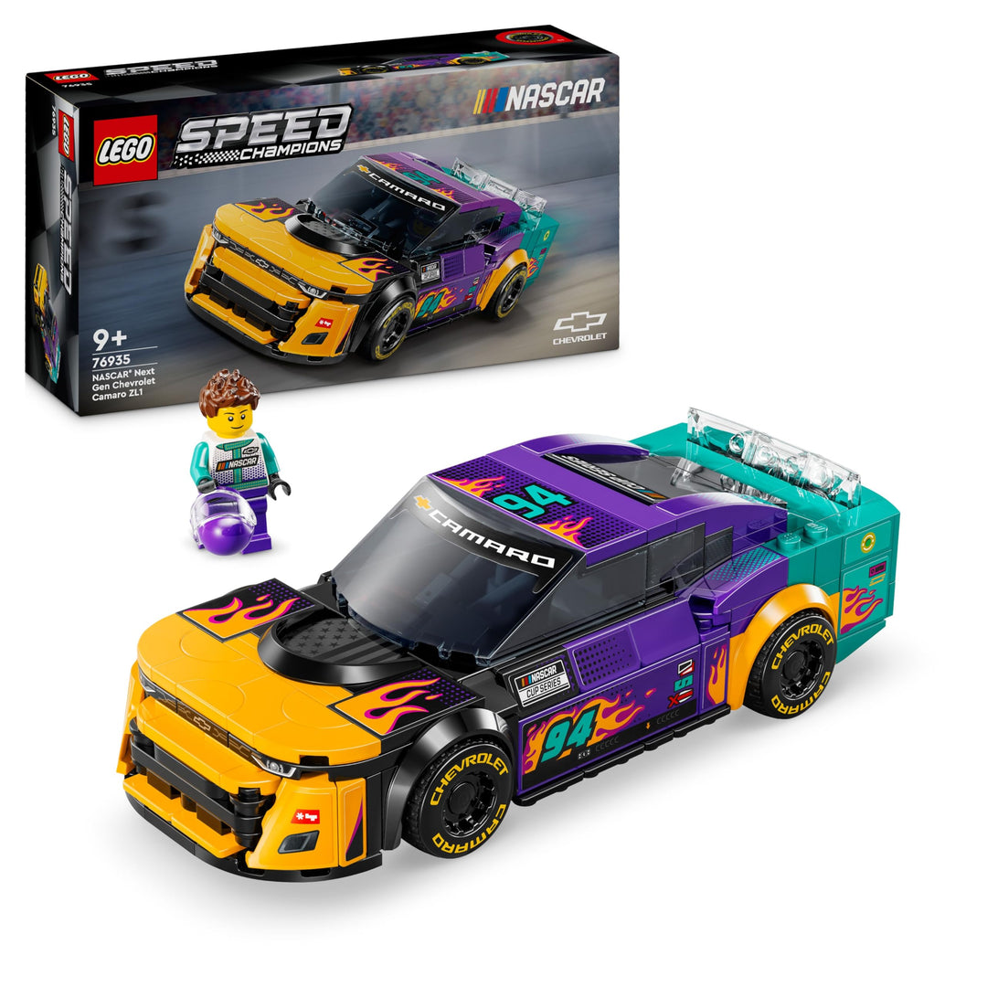 LEGO Speed Champions NASCAR Next Gen Chevrolet Camaro ZL1 Spielzeugauto; BAU- und Spielset mit Renna