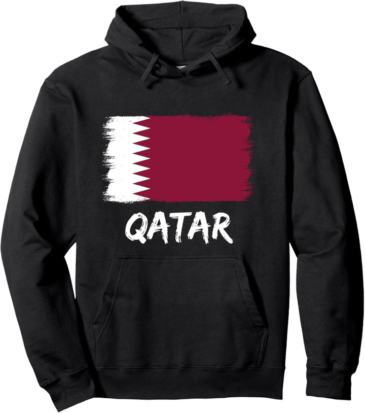 Katarische Flagge Katar Pullover Hoodie