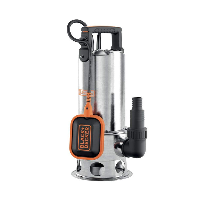 Black+Decker BXUP1100XDE Tauchpumpe für Schmutzwasser (1100 W, max. Förderleistung 16.500 l/h, max.