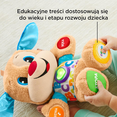 Fisher-Price FPM71 - Ucz się i śmiej Szczeniaczek Uczniaczek Poziomy nauki