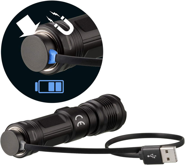 National Geographic LED Taschenlampe ILUMINOS 1000 LED Zoom Taschenlampe 1000 Lumen