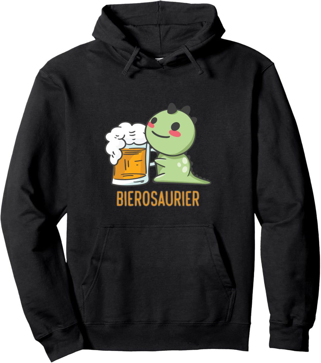 Bierosaurier Saufen Bierfest Männer Sprüche Dinosaurier Bier Pullover Hoodie