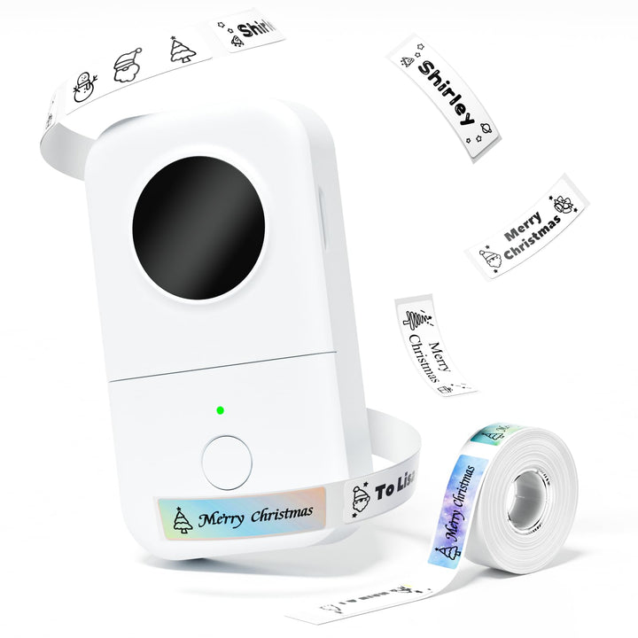 Phomemo D30 Bluetooth Etikettendrucker - Mini Beschriftungsgerät Selbstklebend Thermo Etikettiergerä