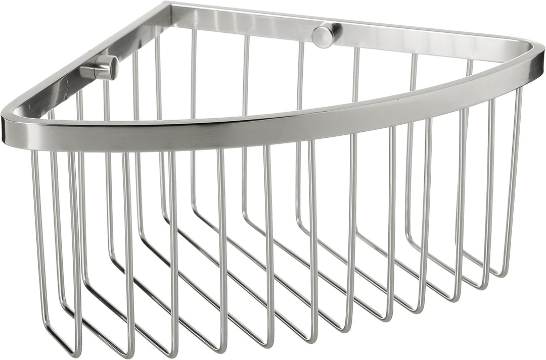 TATAY Duschkorb Ohne Bohren Eckig | Mit Befestigungssystem (Quick Fix) | Belastbar bis 5 kg | 100% R