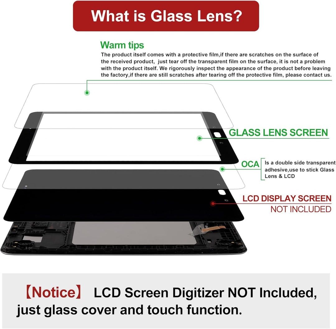 Neue Touchscreen Glas Digitizer Ersatz für iPad mini 6 A2567 A2568 A2569 Touchscreen Frontglasscheib