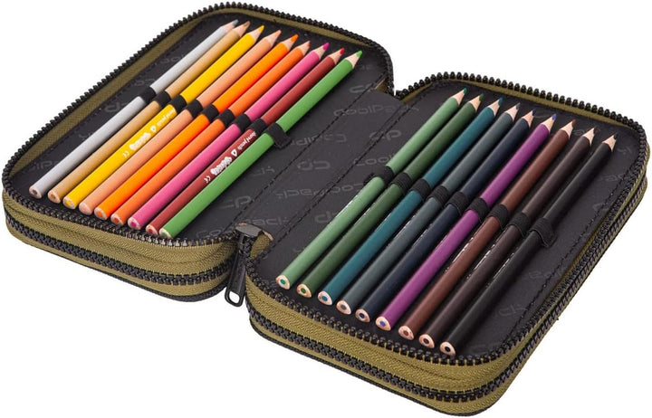 CoolPack XXL Federtasche Federmappe 3-Fach Schulstiftetui, dreifaches Federmäppchen, Federmäppchen f