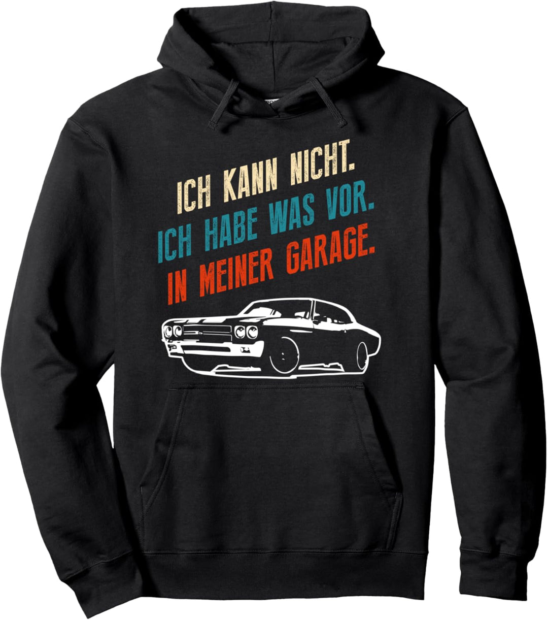 Oldtimer-Mechaniker mit Wochenendplänen - lustiges Pullover Hoodie