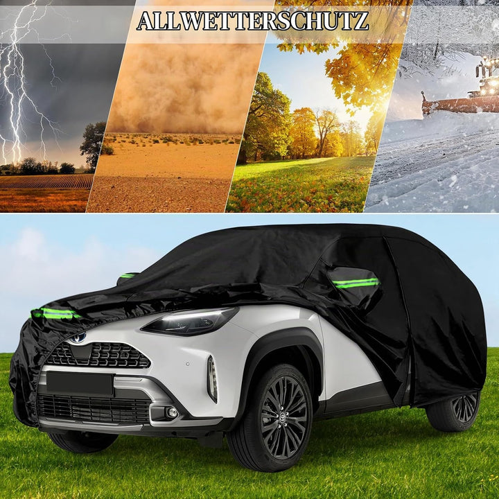 Wasserdicht Autoabdeckung Vollgarage Autoplane Ersatz für 2020-2025 Toyota Yaris Cross subcompact Cr