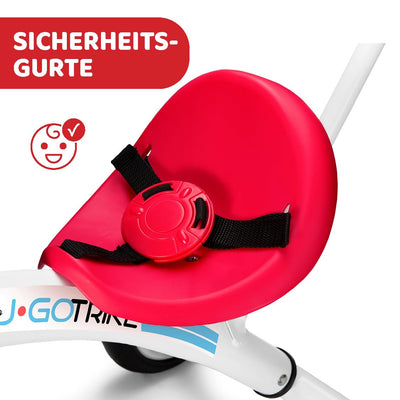 Chicco U-GO 2-in-1-Kinderdreirad, Dreirad für Mädchen und Kinder, mit höhenverstellbarem Griff, max.