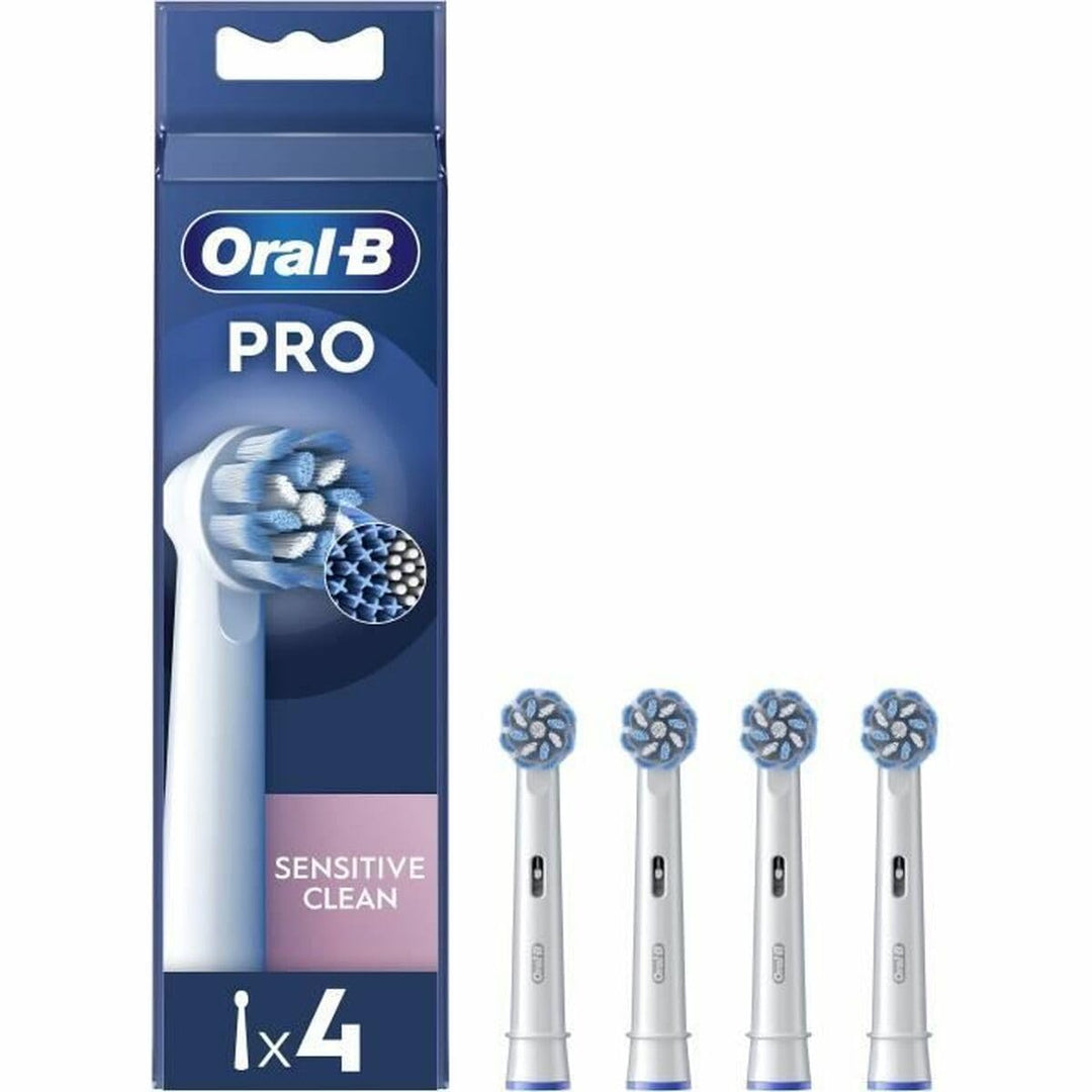 Oral-B Pro Sensitive Clean Aufsteckbürsten für elektrische Zahnbürsten, 4 Stück 1 stück (4er Pack) P