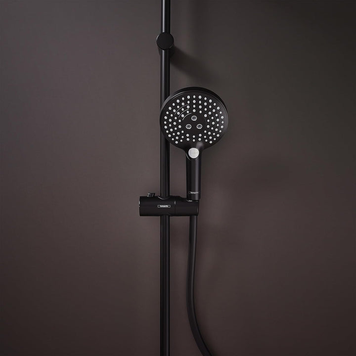 hansgrohe Raindance Select S - wassersparender Duschkopf 5,7 l/min (EcoSmart+), Handbrause mit 3 Str